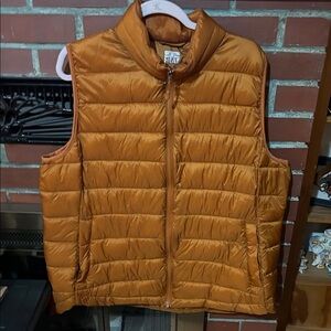 32 Degrees Orange Puffer Vest